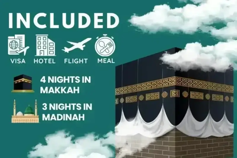 3 Star October Umrah Package For 7 Nights