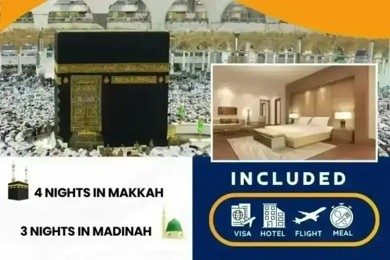 4 Star Umrah Package For 7 Nights From Ireland