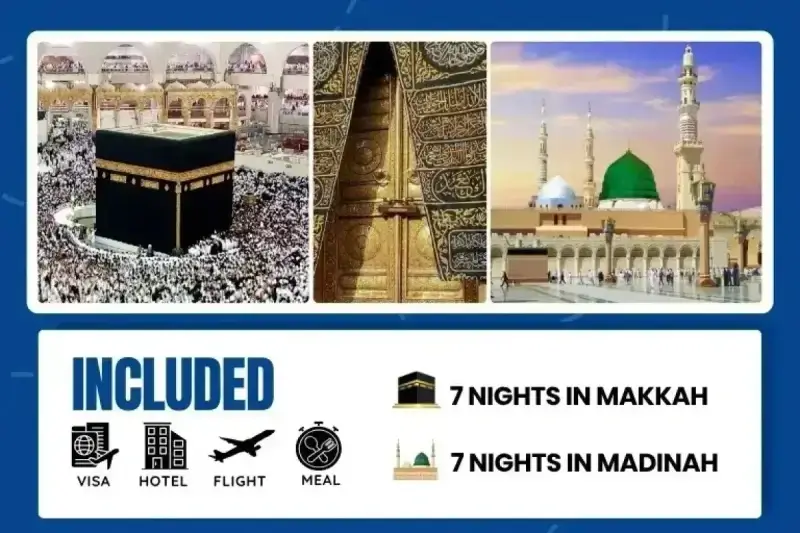 3 Star 14 Nights Silver Umrah Package