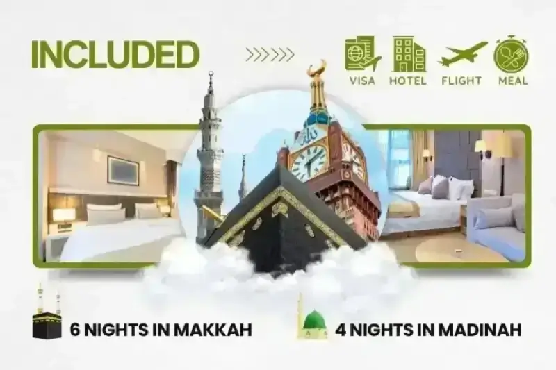 3 Star Umrah Package For 10 Nights From Ireland