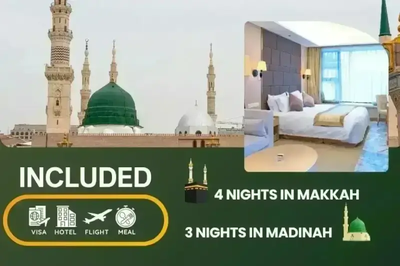 5 Star Umrah Package For 7 Nights From Ireland